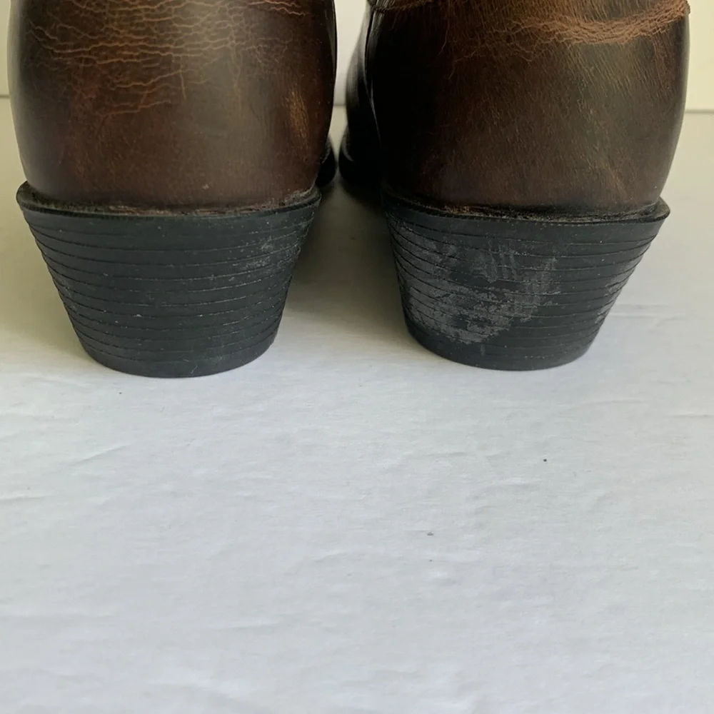 Ariat Women’s Heritage Western R-Toe Boots Sassy Brown 6 - Picture 6 of 11
